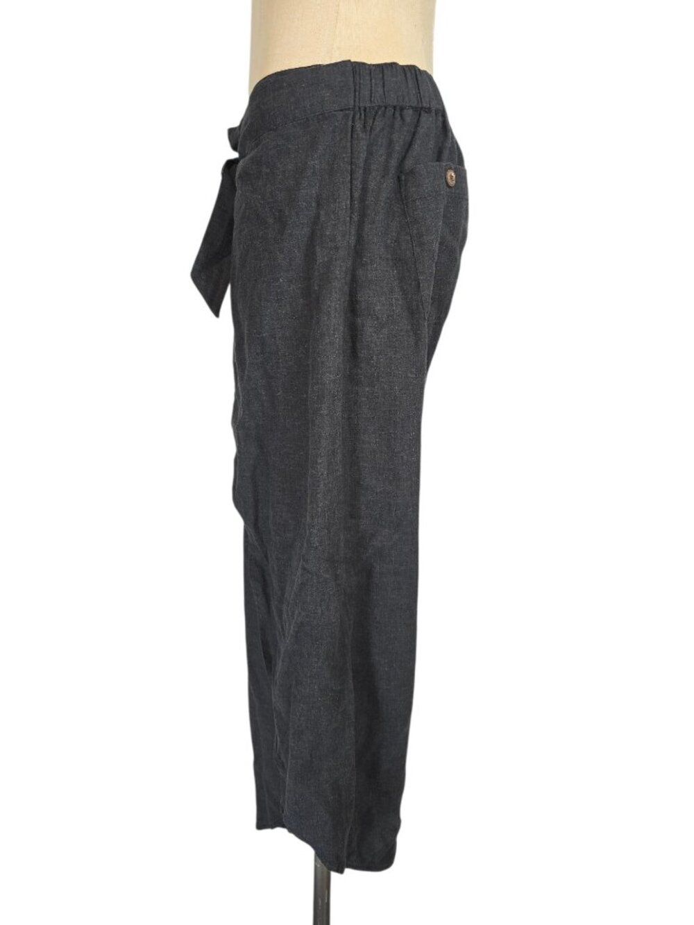 Patagonia women's wide leg black trousers size s - Picture 4 of 9
